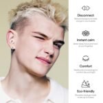 Loop Quiet - Ear Plugs for Sleep – Super Soft, Reusable Hearing Protection in Flexible Silicone for Noise Reduction & Flights - 8 Ear Tips in XS/S/M/L - SNR 24dB & NRR 14 Noise Cancelling - White - Image 3