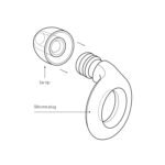 Loop Quiet - Ear Plugs for Sleep – Super Soft, Reusable Hearing Protection in Flexible Silicone for Noise Reduction & Flights - 8 Ear Tips in XS/S/M/L - SNR 24dB & NRR 14 Noise Cancelling - White - Image 9