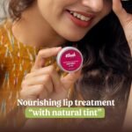 Vilvah Grapefruit Lip Balm for Dry, Chapped & Cracked Lips | Heals, Nourishes, Hydrates & Adds Natural Tint | Nourishing Shea Butter Formula | 10g - Image 3