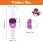 Digital Jaap Counter Finger Ring | Mini Electronic Tally Counter for Mantra Chanting, Meditation & Prayer | Portable LCD Counting Machine for Temple, Yoga & Cricket Umpire - Image 7