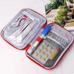 First Aid Bag,Empty First Aid Pouch,Mini Portable Medical Bag for Home Office Out Door Outdoor Camping Hiking Travel Emergency Multifunction Medicine Storage Bag(Multi) - Image 4