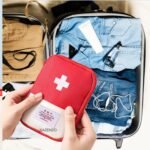 First Aid Bag,Empty First Aid Pouch,Mini Portable Medical Bag for Home Office Out Door Outdoor Camping Hiking Travel Emergency Multifunction Medicine Storage Bag(Multi) - Image 5