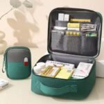2pcs First Aid Medical Pouch Set, Waterproof Medicine Organizer Bag with Handle, Portable Storage Case for Home Travel Car Emergency Use - Image 4