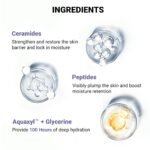 SEREKO Hydra Creme Ceramide Moisturizer Cream for Face — Skin Barrier Repair & Long-Lasting Hydration up to 100 hrs | Peptide + Ceramide Gel Formula | Lightweight | All Skin Types | 50 ml - Image 7
