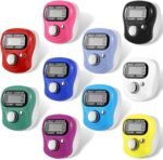 Digital Finger Counter Naam Jap Counter Bhajan Mantra Jaap | Tally Counter Finger Ring Japa Counter Tasbeeh Counter Ring Prayer Meditation | Pack of 5 | Multicolour - Image 6