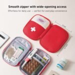 2 Packs Travel First Aid Bag,Empty Mini First Aid Pouch,Emergency Medicine Storage Organizer Bag Health and Household Supplies - Image 7
