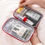 2 Packs Travel First Aid Bag,Empty Mini First Aid Pouch,Emergency Medicine Storage Organizer Bag Health and Household Supplies - Image 8