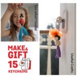 Chalk and Chuckles Keychain Dolls Art and Craft Kit for Girls 9-12 Years | Make 15 DIY Keychains, Wooden Beads, Rakhi, Birthday Gift for Kids Ages 8+, Teens & Adults, Creative Activity Toy for Parties - Image 7
