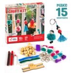 Chalk and Chuckles Keychain Dolls Art and Craft Kit for Girls 9-12 Years | Make 15 DIY Keychains, Wooden Beads, Rakhi, Birthday Gift for Kids Ages 8+, Teens & Adults, Creative Activity Toy for Parties - Image 8
