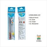 Eoi Marketing Combo Of 120 Activity Sheets For LKG in Maths, English and EVS with Complimentary DOMS My 1st Pencil Kit Busy book for kids Preschool ... Quality, Reusable, Water proof & Durable) - Image 6