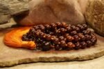Original Knotted Red Sandalwood mala Malai with One Guru Beads Tassel 108+1 Beads/Rakta Chandan Mala/Lal Chandan Mala for Meditation Pooja Chanting, Prayer [ Size 6 mm per Beads ] - Image 3