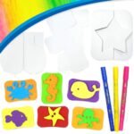 Imagimake Stamp Art Ocean | Coloring & Stamping Kit for Kids Age 3+ - Image 2