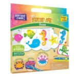 Imagimake Stamp Art Ocean | Coloring & Stamping Kit for Kids Age 3+ - Image 7