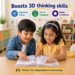 PUQQLES Pattern Recognition Activity Book for Kids Ages 5–8 | 48 Visual Pattern & Sequence Puzzles | Brain Games for Kids | Early Math & Logic Skills | Screen-Free Learning (Level 2) - Image 4