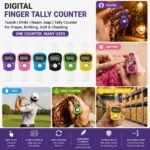 Pack of 2 Electronic Finger Clicker Counter – Digital Finger Counter, Tasbih/Dhikr/Naam Jaap/Tally Counter for Prayer, Knitting, Golf & Chanting (Blind Color Surprise) - Image 8