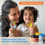 shumee Finger Painting Kit for Kids with 6 Washable Non-Toxic Colors, - Image 5
