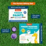 shumee Finger Painting Kit for Kids with 6 Washable Non-Toxic Colors, - Image 6