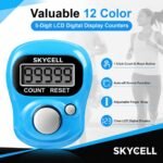 SKYCELL Digital Counter for Chanting Mantra 1 Pack | Finger Tally Counter with Adjustable Ring | Electronic Jap Mala Counter for Meditation, Prayer, Yoga & Spiritual Practice - Image 2
