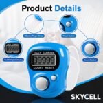 SKYCELL Digital Counter for Chanting Mantra 1 Pack | Finger Tally Counter with Adjustable Ring | Electronic Jap Mala Counter for Meditation, Prayer, Yoga & Spiritual Practice - Image 3