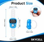 SKYCELL Digital Counter for Chanting Mantra 1 Pack | Finger Tally Counter with Adjustable Ring | Electronic Jap Mala Counter for Meditation, Prayer, Yoga & Spiritual Practice - Image 4