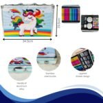 AMARIYA 145 Pcs Art Set for Kids Drawing Kit with Colour Pencils Oil Pastels Water Colours Sketch Pens Crayons Paint Brushes Art Supplies for School Projects Craft Drawing Painting Gift Set Colour Box - Image 7