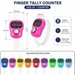 Digital Finger Tally Counter 5 Digit LCD Display, Manual Hand Clicker Counter for Sports, School, Prayer, Events & Training (Pack of 3) - Image 6