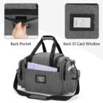 Damero Professional Medical Bag Empty, First Responder Trauma Bag with Detachable Dividers for Home Health Care, EMT, EMS, Gray - Image 4