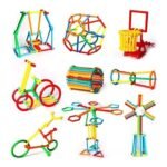 200 PCS Smart Stick Building Blocks for Kids | Creative Construction Puzzle Blocks Set | Educational Preschool Learning Toy for Boys & Girls Ages 3-8 Years | STEM Activity Game - Image 3