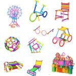 200 PCS Smart Stick Building Blocks for Kids | Creative Construction Puzzle Blocks Set | Educational Preschool Learning Toy for Boys & Girls Ages 3-8 Years | STEM Activity Game - Image 4