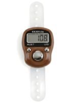 Digital Finger Tally Counter with LED Back Light, LCD Display, Pack of 1 (Any Random Colour Will Be Sent As Per Availability) (Brown) - Image 5
