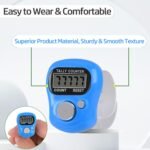 Digital Finger Ring Tally Counter with LED Screen & Reset Key | Jap Mala Tasbeeh Machine | Tele Counter for Prayer, Mantra Jaap, Meditation, Cricket Umpire, Multipurpose Counting - 2Pc (R1) - Image 7