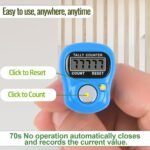 Digital Finger Ring Tally Counter with LED Screen & Reset Key | Jap Mala Tasbeeh Machine | Tele Counter for Prayer, Mantra Jaap, Meditation, Cricket Umpire, Multipurpose Counting - 2Pc (R1) - Image 8