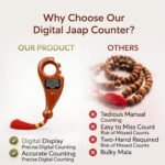 Digital Finger Counter | Electronic Tally Counter Jaap Mala Tasbeeh Misbaha with LCD Display | Multi-Purpose Hand Held Clicker for Chanting, Naam Jap & Spiritual Practice (1 Psc_Multicolor) - Image 4