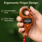 Digital Finger Counter | Electronic Tally Counter Jaap Mala Tasbeeh Misbaha with LCD Display | Multi-Purpose Hand Held Clicker for Chanting, Naam Jap & Spiritual Practice (1 Psc_Multicolor) - Image 6