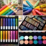 WISHKEY 150 Pieces Colour Set Kit for Kids, Complete Stationery Items and Colour Pencil Set in Portable Case, Creative Birthday Gift for Kids and Gift for Girls Age 12-14 Years - Image 9