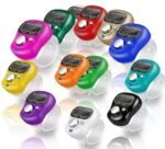Muzoro Digital Tally Counter for Chanting Mantra - Mini Hand Finger Ring LCD Display Counting Machine for Japa Mala, Meditation, Prayer & Tasbeeh - Adjustable Strap, Reset Button (Pack of 10) - Image 4