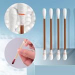 50pcs Iodine Swabs Povidone Iodophor Swabsticks Sanitary First Aid Kit Emergency Wound Care Safety for Adult Kids, Outdoor, Portable Medical Cotton Swabs Nose and Ear Care - Image 2