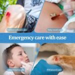 50pcs Iodine Swabs Povidone Iodophor Swabsticks Sanitary First Aid Kit Emergency Wound Care Safety for Adult Kids, Outdoor, Portable Medical Cotton Swabs Nose and Ear Care - Image 4