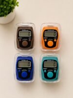 Digital Finger Tally Counter, Multicolor with LED Light, Tasbeeh, jaap Counter, Colour May Vary*, Pack of 4 tasbeeh - Image 2