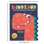 Dinosaurs - Coloring and Sticker Activity Book (With 150+ Stickers) - Image 3