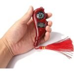 Digital Finger Counter for Pooja Meditation Japa Mantra Mala, Electronic Finger Rotating Hand Tally Number Counting Machine, Prayer Beads with Compass Tasbih Islamic Misbaha (Chocklate) - Image 5