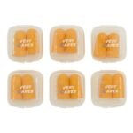 6 Pairs Ultra Soft Foam Ear Plugs Block Sounds, NRR 36 DB Noise Reducing Rating Sound Cancelling, Ear Plugs for Hearing Protection, Earplugs for Sleeping and Snoring, with Case - Image 2