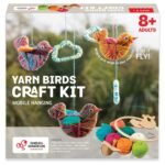 Chalk & Chuckles Art & Craft Kit for Kids, Make Your Own Yarn Bird Hanging | DIY Kit, Room Decor, Rakhi, Birthday Gift for Boys & Girls 8, 9, 10, 11, 12, 13, 14 Years Old, Creative Activity Toy, Wooden - Image 2