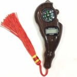 Digital Finger Counter for Pooja Meditation Japa Mantra Mala, Electronic Finger Rotating Hand Tally Number Counting Machine, Prayer Beads with Compass Tasbih Islamic Misbaha (Chocklate)