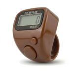 Digital Finger Ring Tally Counter, LCD Display, 5 Digit, with Reset Button (Multicolour-Pack of 1) (Brown) - Image 2