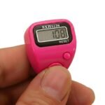 Digital Finger Tally Counter, LCD Display, Handheld, with Reset Button (Pack of 1) (Pink)