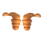 Enakshi® Silicone Earplugs Comfortable Sleeping Ear Plugs for Noisy Places Work Study Orange | Facility Maintenance & Safety | Personal Protective Equip/PPE | Ear Plugs & Ear Muffs | Ear Plugs - Image 2