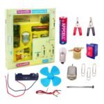 FunBlast Science Experiment Kit – Science Kit for Kids, STEM Kit, Electric Circuit Kit for Students with Motor Fan Toy, DIY Science Kit for Students, Science Experiment Kit - Random Color