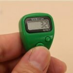 Green Naam Jap Counter|Tasbih Counter|Mini Digital Tally Counter Finger Ring|Chanting Count Machine for Meditation, Mantra Jap,Cricket Umpire|Digital Counting Device (505 Ring Green) - Image 2
