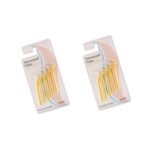 ICPA Interdental Manual Thermoseal Proxa Wide Space Brush For Adult | Dental Brush | Easy Cleaning between teeth (Multicolor, Pack of 2) - Image 2